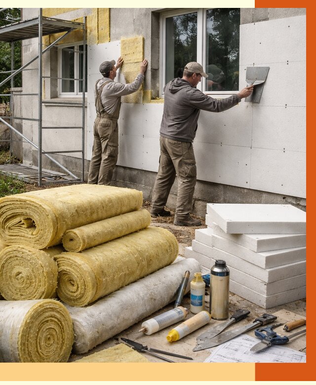 Утепление домов в Дагестанских Огнях под ключ от 4336 руб/м2 | Профессионально — ТепломастерДгс