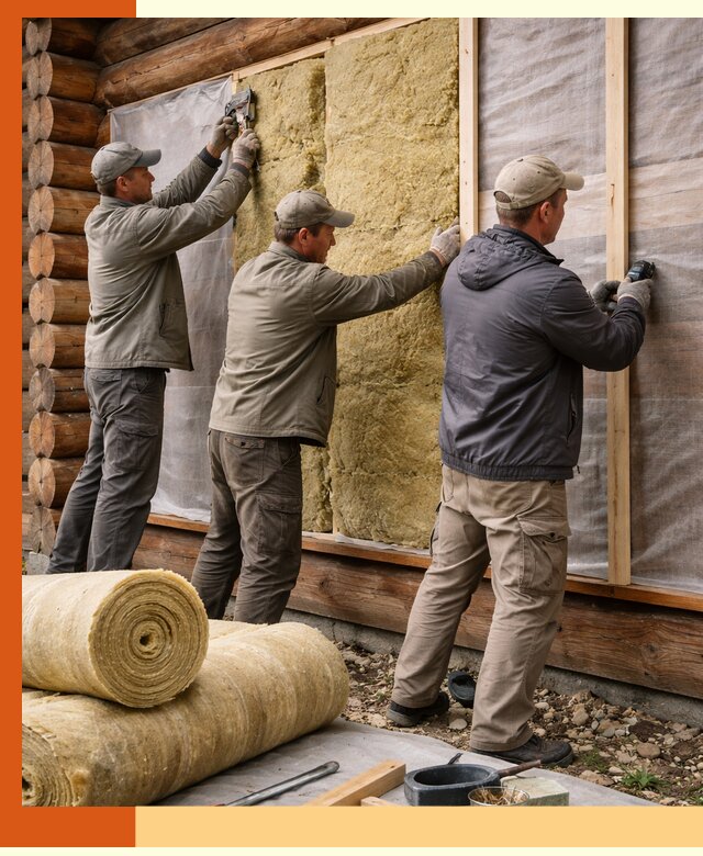 Утепление деревянного дома в Дагестанских Огнях эффективными технологиями