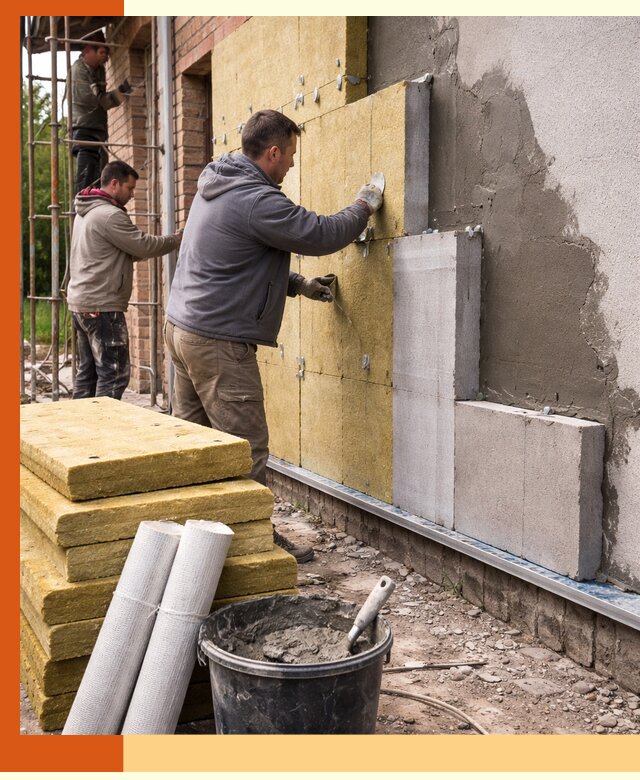 Утепление кирпичного дома под ключ в Дагестанских Огнях