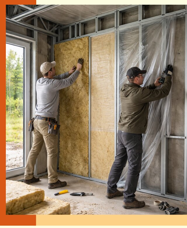 Утепление дома из ЛСТК в Дагестанских Огнях с гарантией качества и эффективности