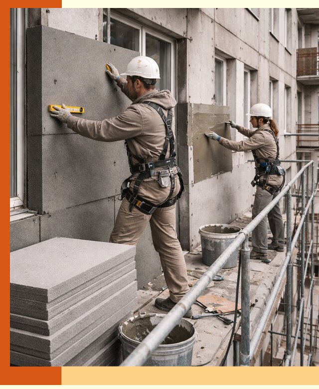 Утепление квартиры снаружи под ключ в Дагестанских Огнях