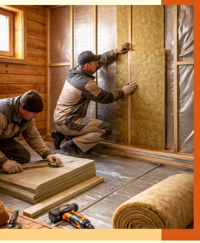 Утепление бани изнутри в Дагестанских Огнях под ключ от 4336 руб./м² | ТепломастерДгс