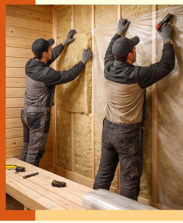 Профессиональное утепление сауны в Дагестанских Огнях с гарантиями качества