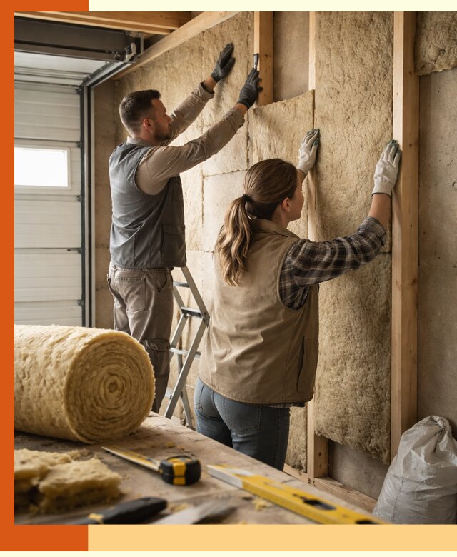 Утепление гаража изнутри в Дагестанских Огнях: быстро и надежно