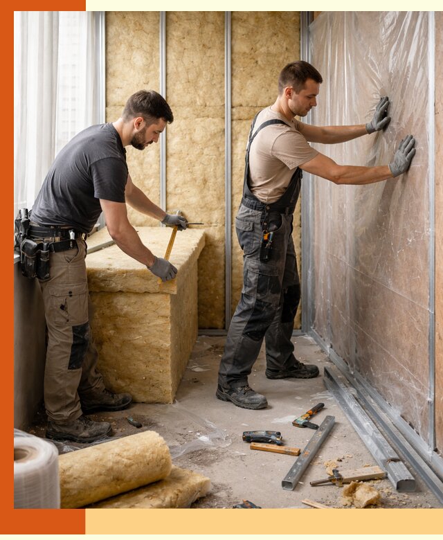 Профессиональное утепление лоджии в Дагестанских Огнях эффективно и надежно