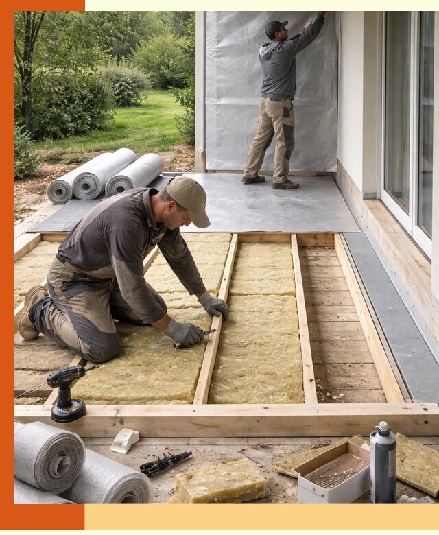 Утепление террасы в Дагестанских Огнях — тепло и защита круглогодично