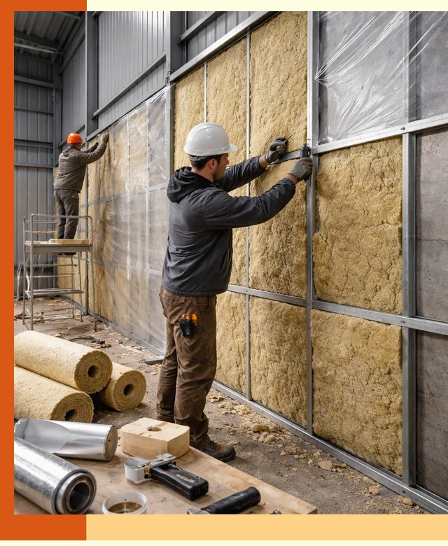 Утепление ангара в Дагестанских Огнях — профессиональная теплоизоляция помещений