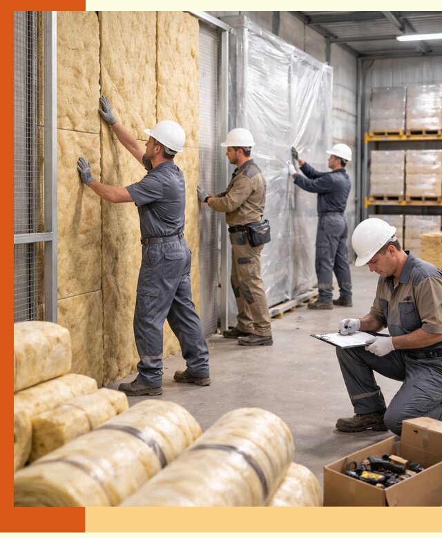 Утепление склада готовой продукции в Дагестанских Огнях качественно и быстро