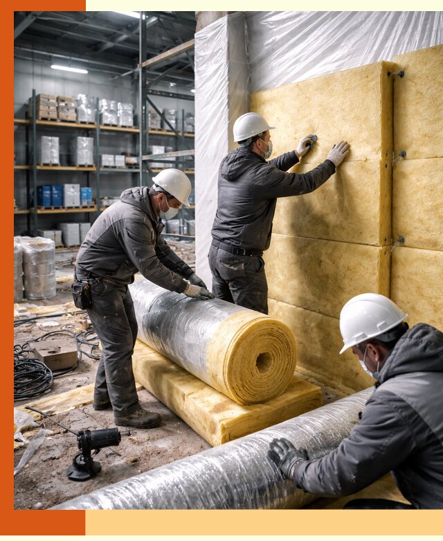 Утепление склада химсырья в Дагестанских Огнях: безопасная и эффективная изоляция