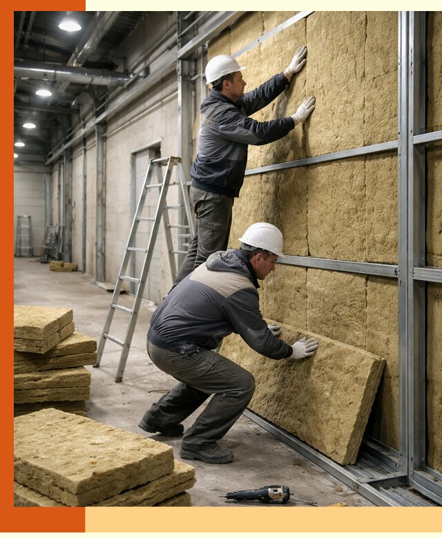 Утепление цеха под ключ в Дагестанских Огнях с гарантией качества