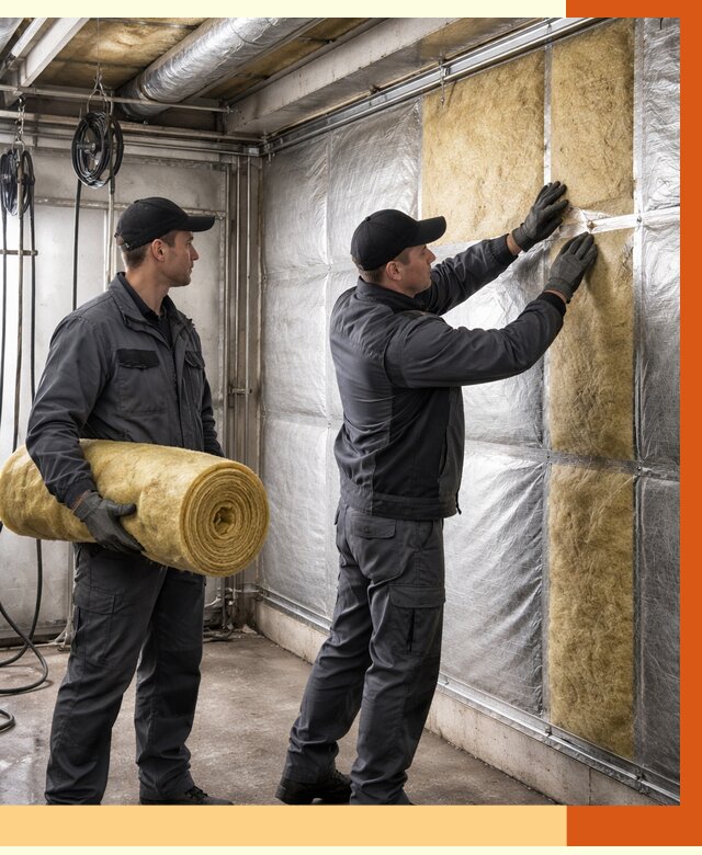 Утепление автомойки в Дагестанских Огнях от 8775 руб./м2 — комплексное утепление под ключ | ТепломастерДгс