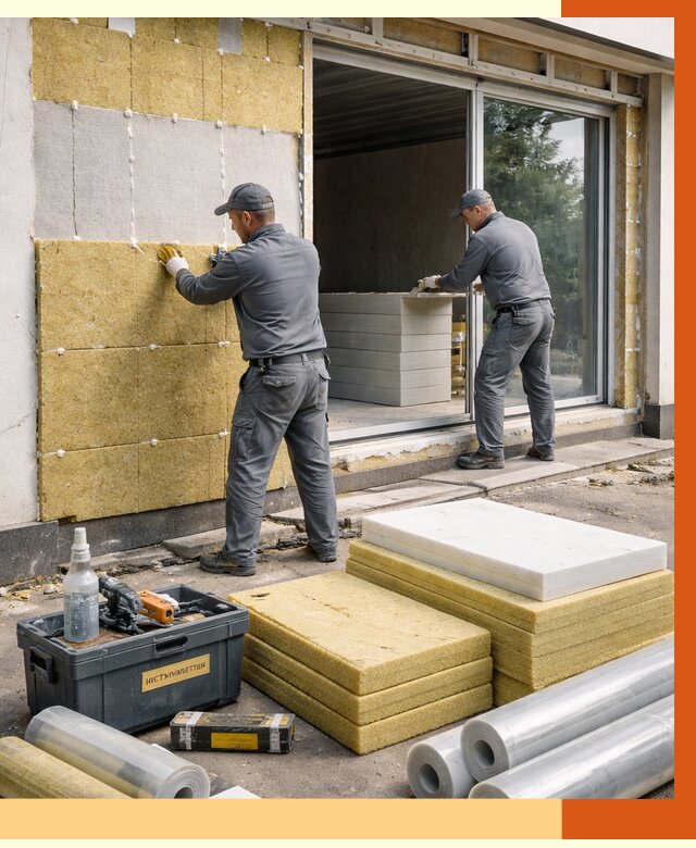 Утепление торгового павильона в Дагестанских Огнях от 14968 руб./м² под ключ | ТепломастерДгс