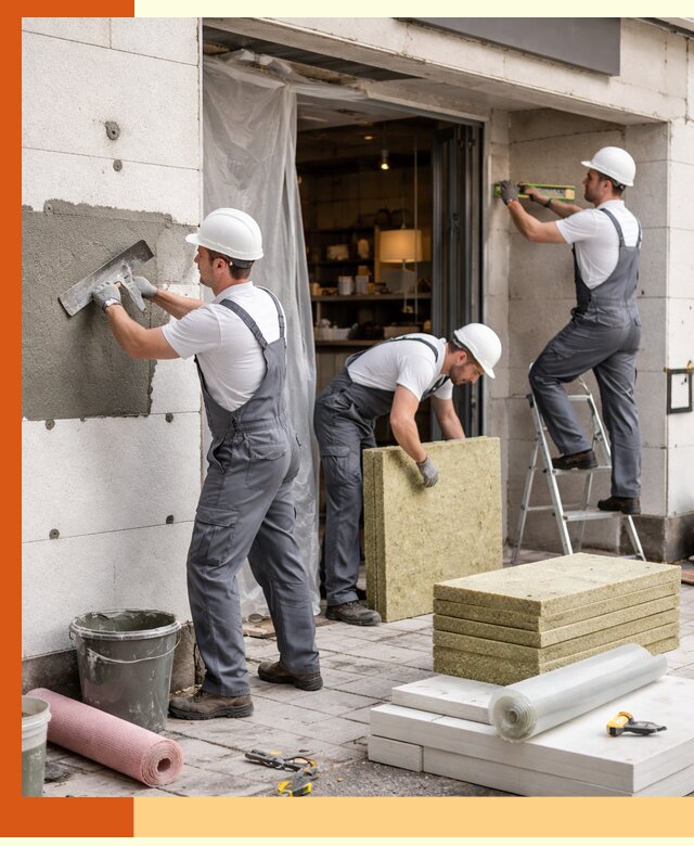 Утепление кафе в Дагестанских Огнях: профессиональная теплоизоляция и монтаж