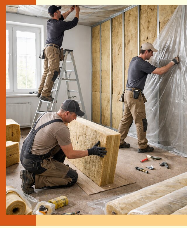 Утепление офисных помещений под ключ в Дагестанских Огнях