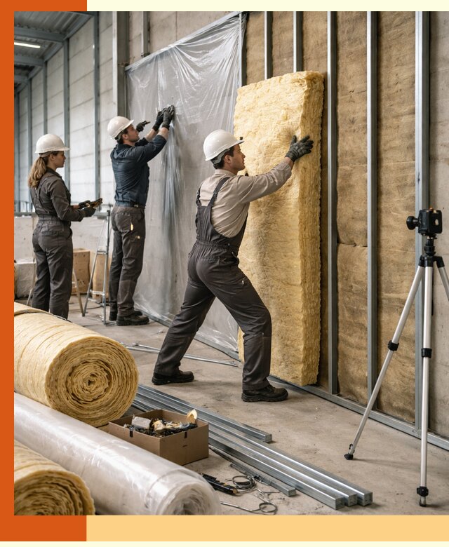 Утепление складского терминала в Дагестанских Огнях профессионально и надёжно