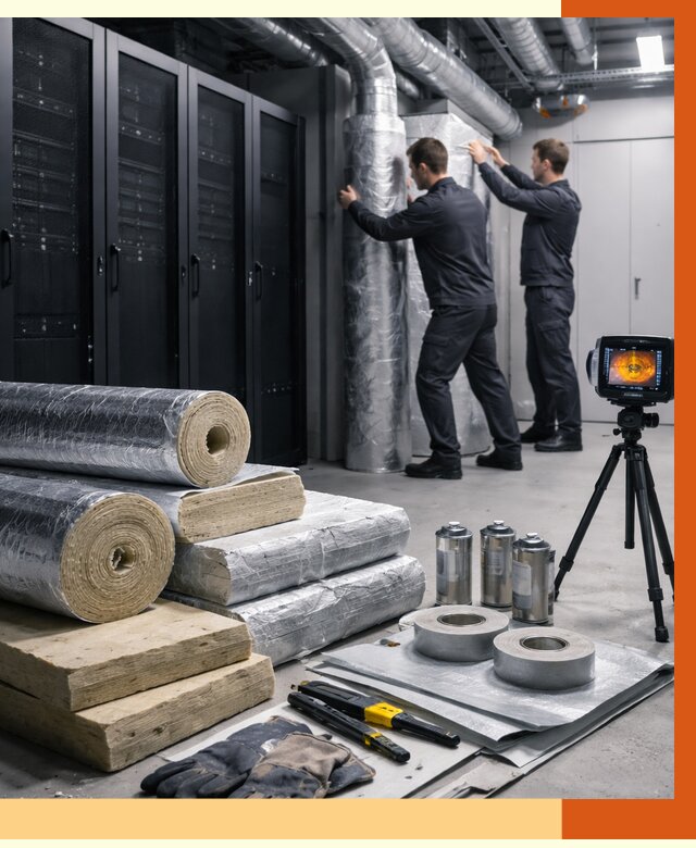 Утепление серверной в Дагестанских Огнях от 8775 руб./м² — комплексно под ключ | ТепломастерДгс