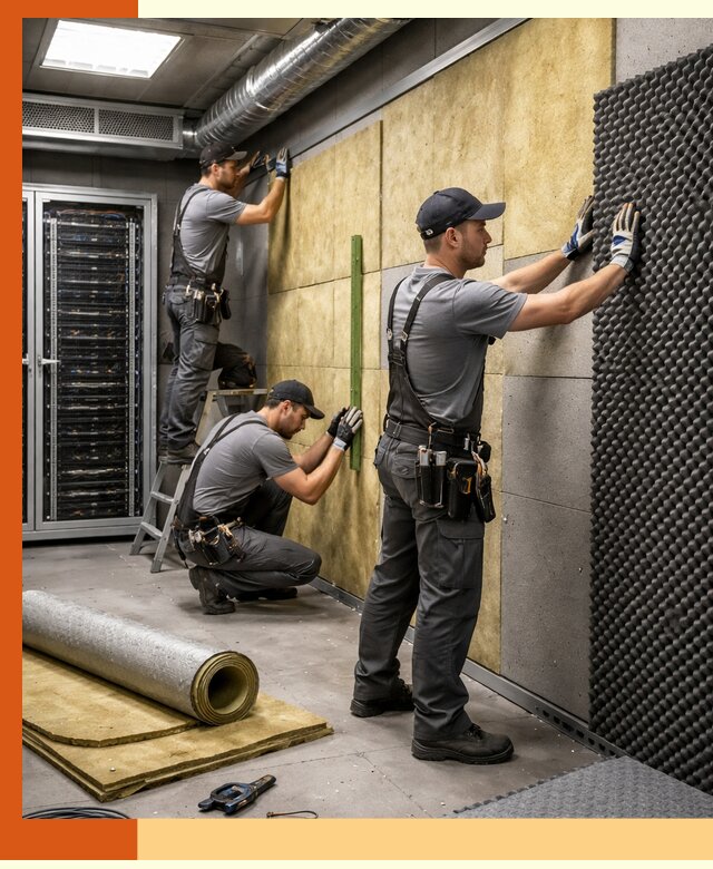 Утепление серверной комнаты профессионально в Дагестанских Огнях