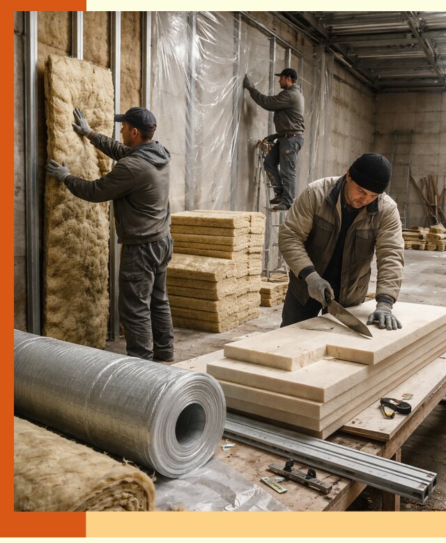 Утепление торгового склада в Дагестанских Огнях с энергоэффективными решениями