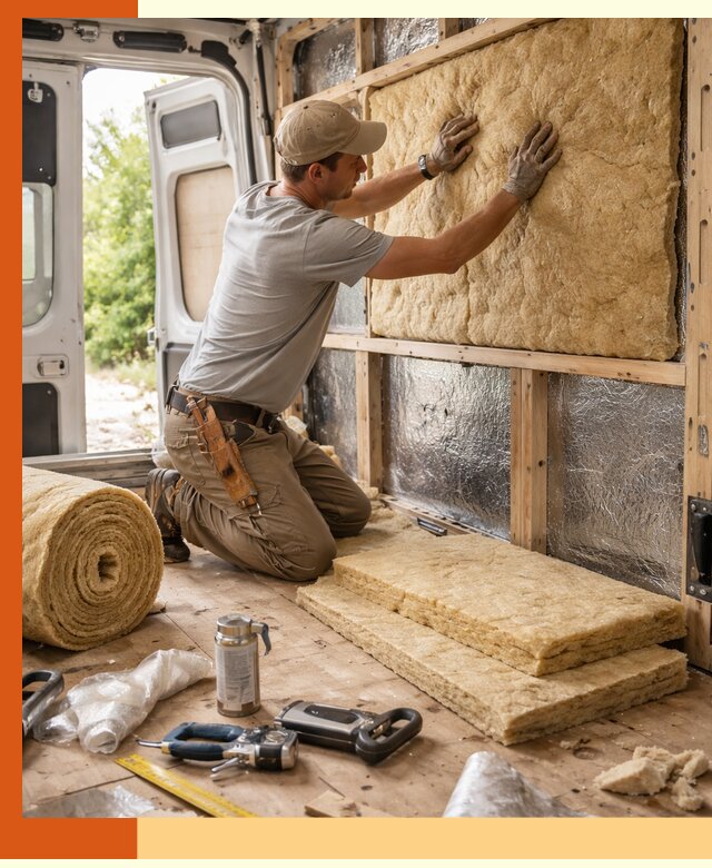 Утепление кемпера под ключ в Дагестанских Огнях с гарантией качества