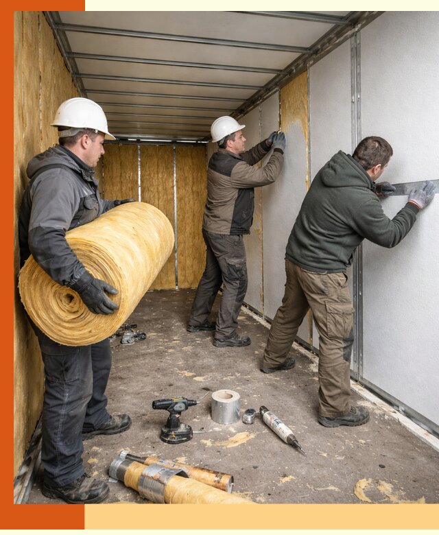 Утепление рефрижераторного контейнера в Дагестанских Огнях профессионально и надежно