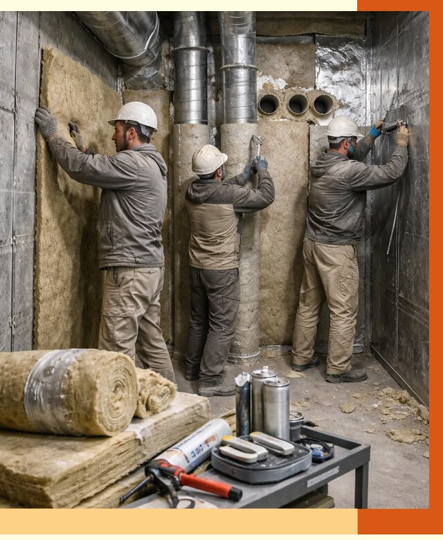 Утепление венткамеры в Дагестанских Огнях под ключ от 1497 руб. — профессионально | ТепломастерДгс