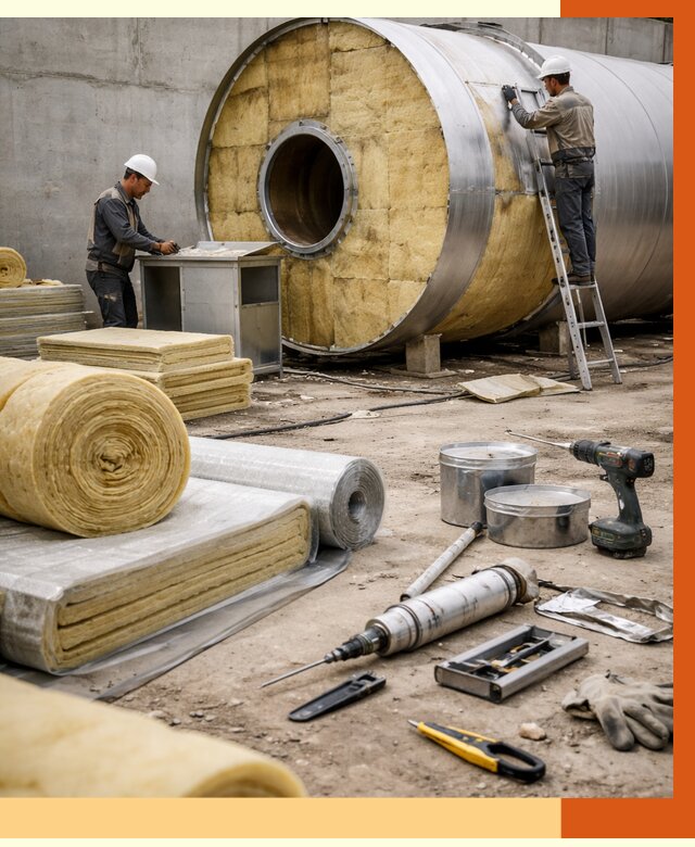 Утепление резервуара с топливом в Дагестанских Огнях от 28388 руб. под ключ | ТепломастерДгс