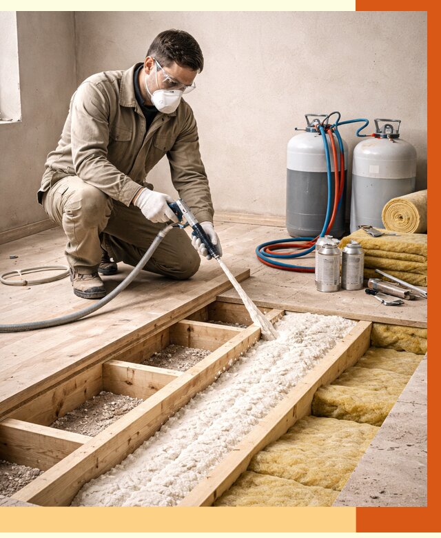 Заполнение полостей межэтажного перекрытия в Дагестанских Огнях от 4336 руб. | ТепломастерДгс