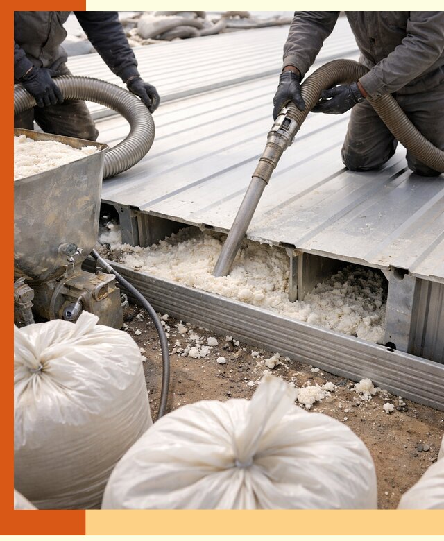 Заполнение пустот кровельных панелей пенными и мокрыми герметиками в Дагестанских Огнях