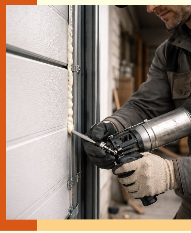 Заполнение пустот ворот в Дагестанских Огнях профессионально и герметично