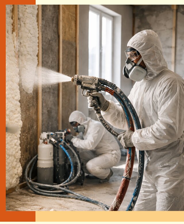 Пенополиуретан напыление для утепления зданий в Дагестанских Огнях