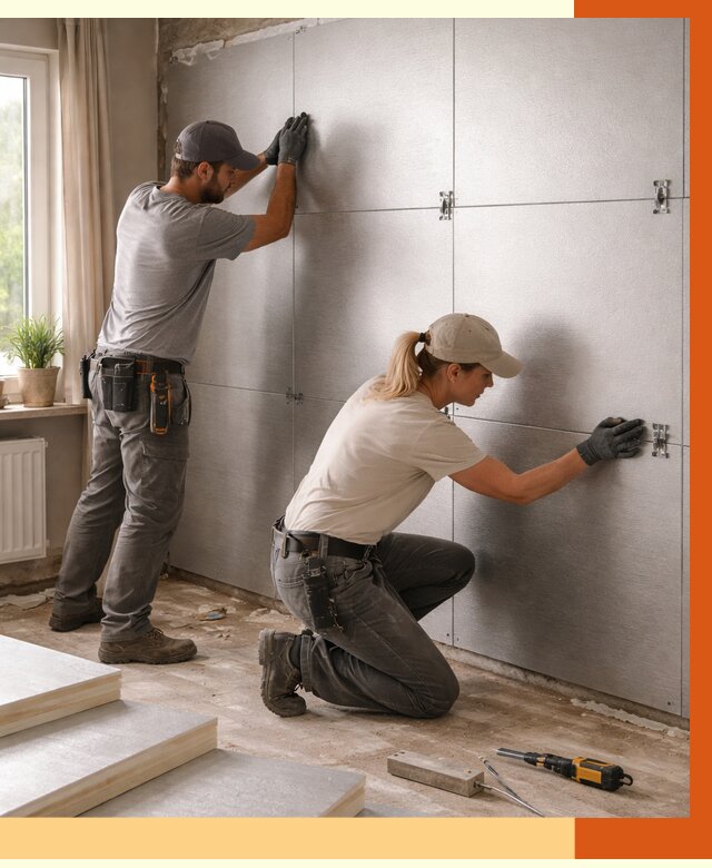 Утепление PIR панелями в Дагестанских Огнях от 4336 руб. под ключ | ТепломастерДгс