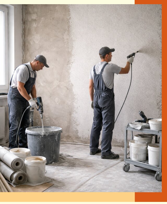 Утепление стен жидкой теплоизоляцией в Дагестанских Огнях от 4336 руб/м² | ТепломастерДгс