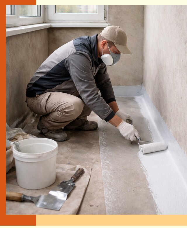 Утепление балкона жидкой теплоизоляцией в Дагестанских Огнях