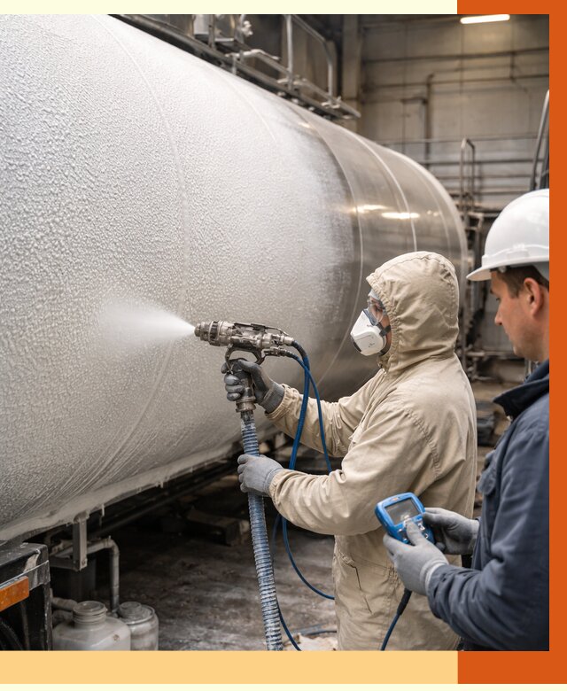 Утепление автоцистерны жидкой теплоизоляцией в Дагестанских Огнях от 14968 руб. под ключ | ТепломастерДгс