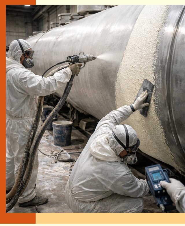 Утепление автоцистерн жидкой теплоизоляцией в Дагестанских Огнях