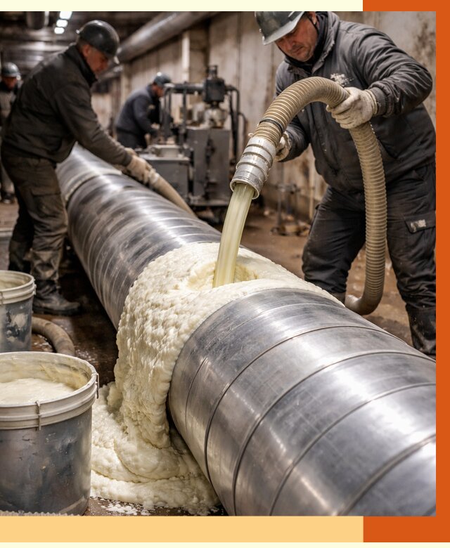 Утепление теплотрассы жидкой теплоизоляцией в Дагестанских Огнях от 4336 руб. | ТепломастерДгс