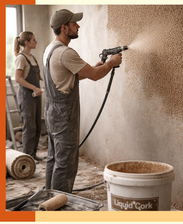 Утепление стен жидкой пробкой в Дагестанских Огнях эффективное и долговечное