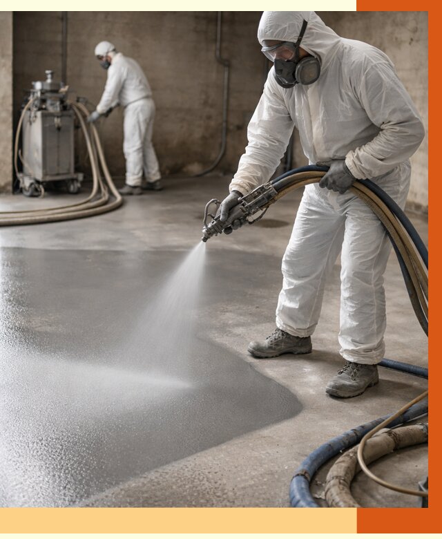 Гидроизоляция полимочевиной в Дагестанских Огнях от 8775 руб/м² — напыление полимерной гидроизоляции | ТепломастерДгс