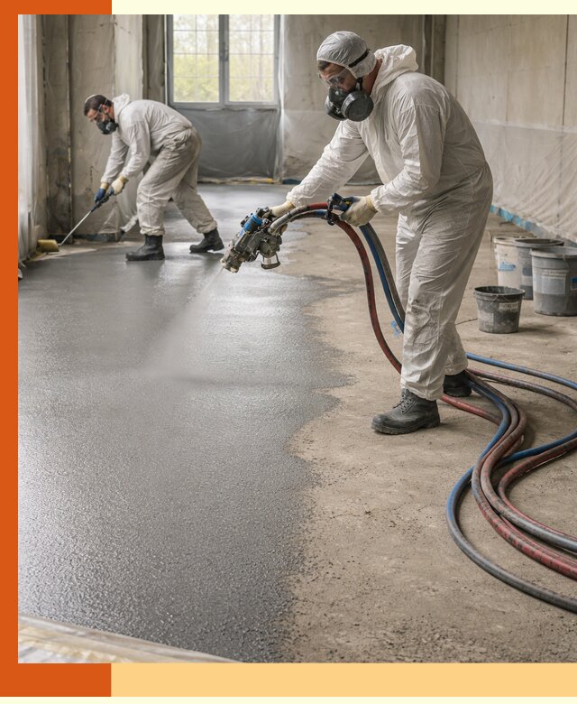 Гидроизоляция полимочевиной полов и конструкций в Дагестанских Огнях