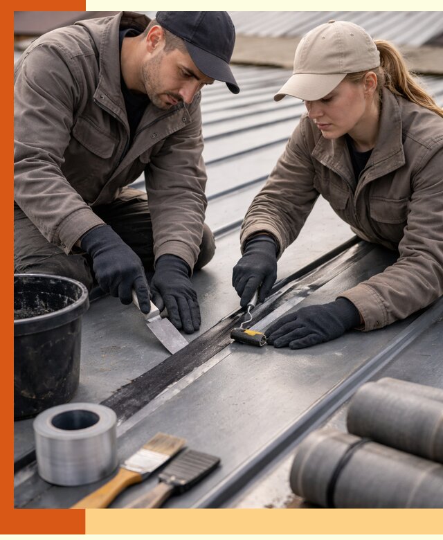 Гидроизоляция фальцевой кровли в Дагестанских Огнях качественно и надежно