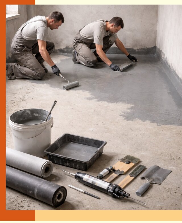 Гидроизоляция пола в Дагестанских Огнях — надежная защита от влаги и протечек