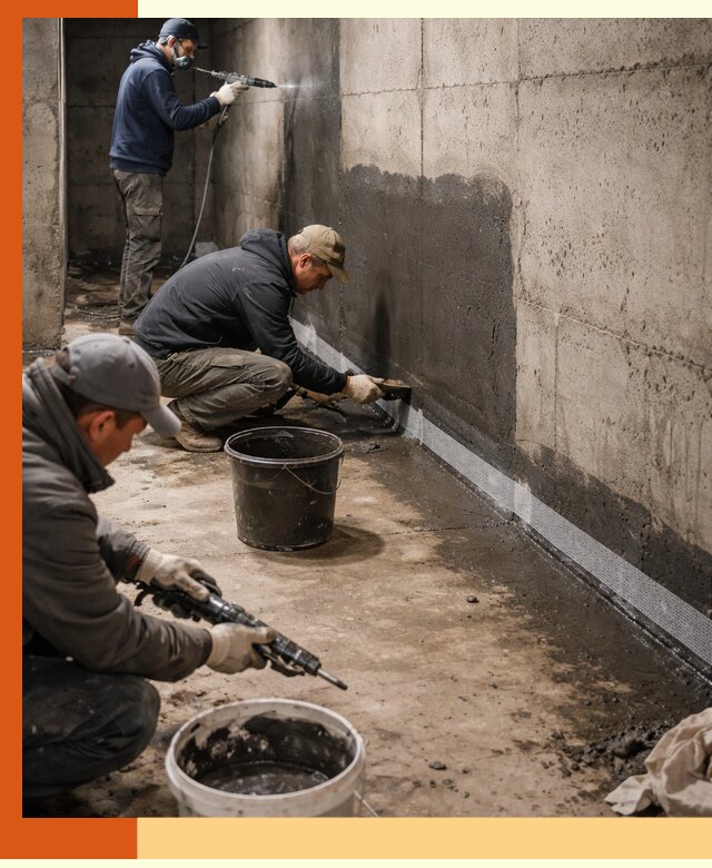 Гидроизоляция подвала в Дагестанских Огнях — комплексная защита от влаги