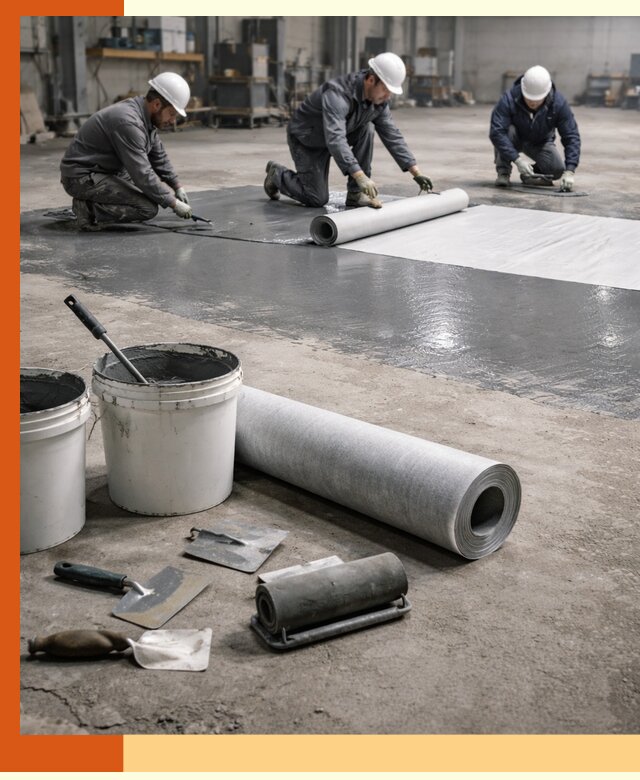 Гидроизоляция промышленного пола в Дагестанских Огнях — защита и долговечность