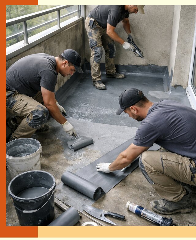 Гидроизоляция балкона в Дагестанских Огнях: надежная защита от протечек