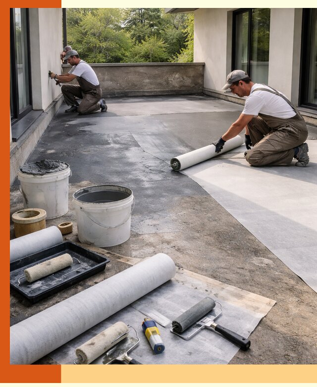 Гидроизоляция террасы в Дагестанских Огнях — надежная защита от влаги и протечек