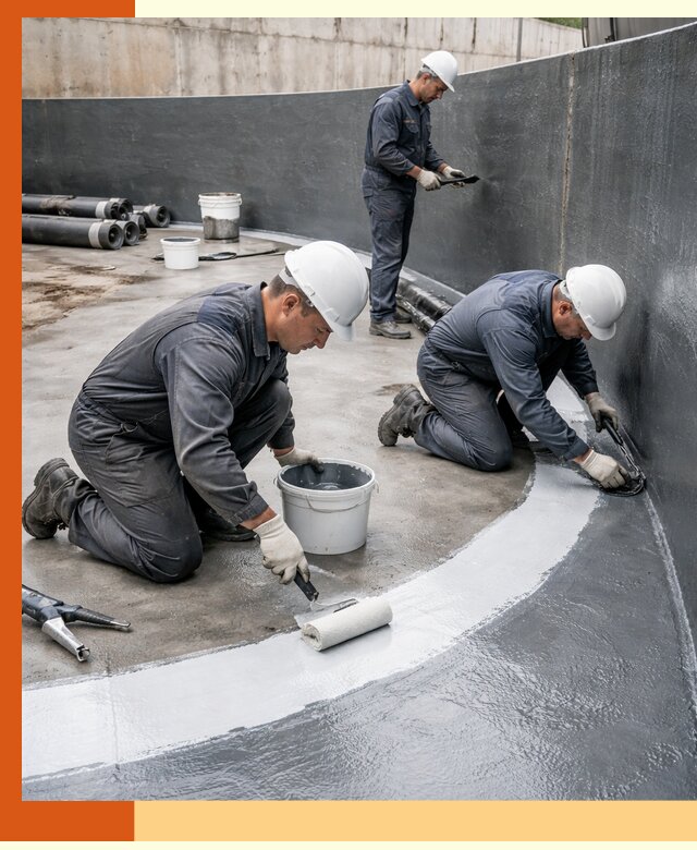 Гидроизоляция резервуара для топлива в Дагестанских Огнях