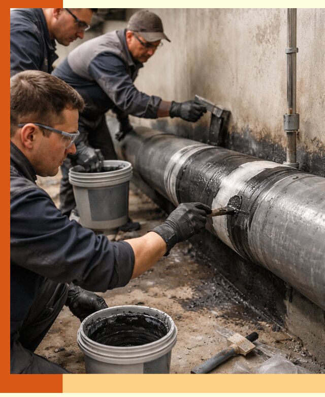 Гидроизоляция труб в Дагестанских Огнях — защита и герметизация коммуникаций