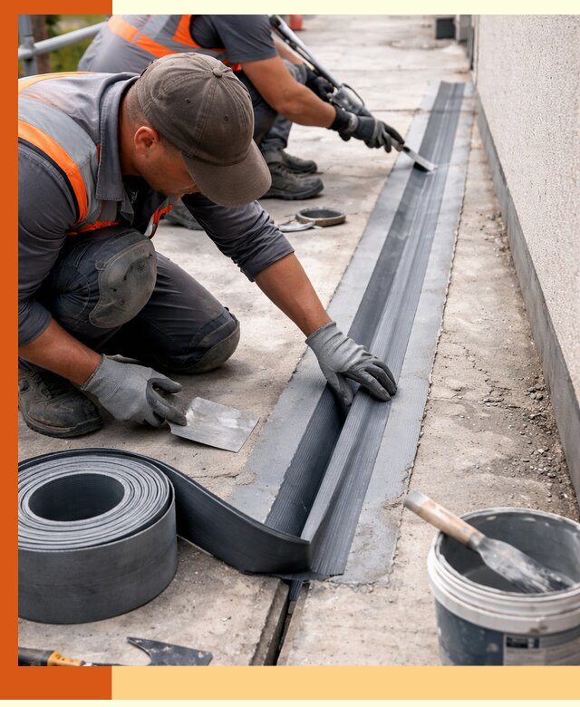 Гидроизоляция деформационного шва в Дагестанских Огнях профессионально и надежно