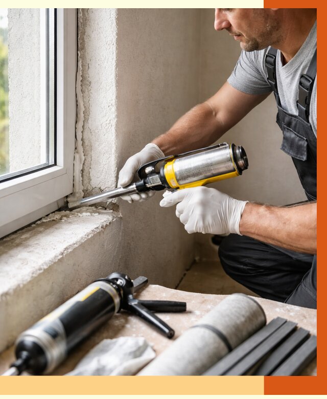 Герметизация стыков и примыканий в Дагестанских Огнях от 1239 руб. под ключ | ТепломастерДгс