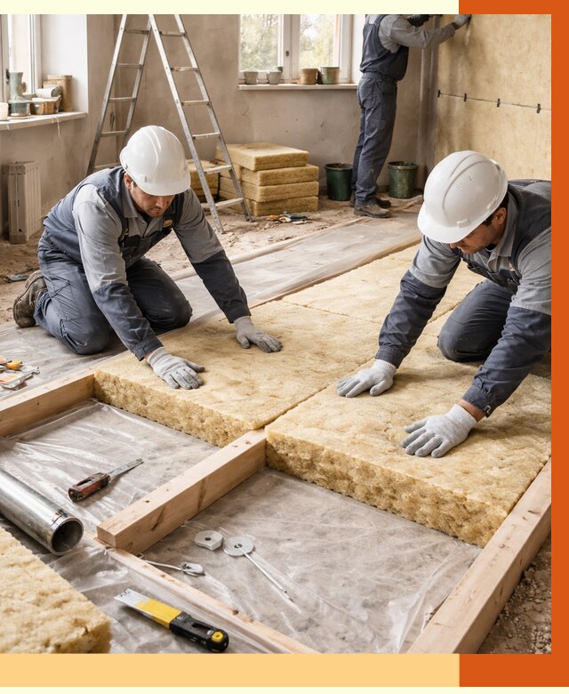 Восстановление теплоизоляции в Дагестанских Огнях от 8775 руб. — ремонт утепления под ключ | ТепломастерДгс